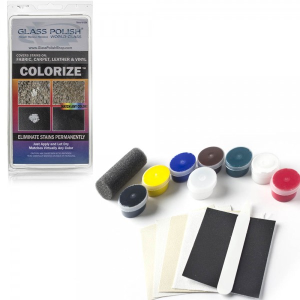DIY Colorize Leather, Vinyl, Fabric and Carpet  Repair Kit 